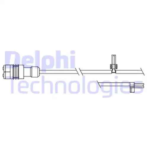 предупредителен контактен сензор, износване на накладките DELPHI LZ0264