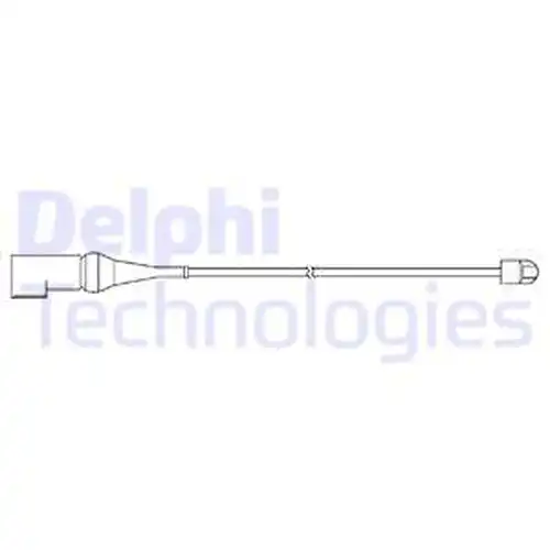 предупредителен контактен сензор, износване на накладките DELPHI LZ0272