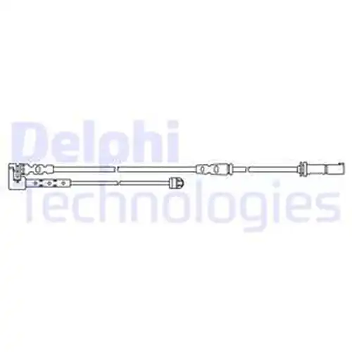 предупредителен контактен сензор, износване на накладките DELPHI LZ0276