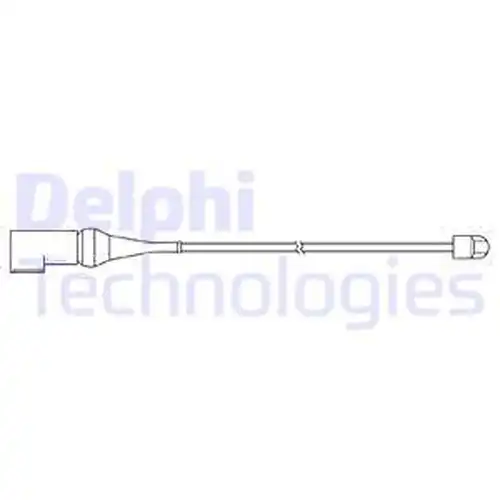предупредителен контактен сензор, износване на накладките DELPHI LZ0278