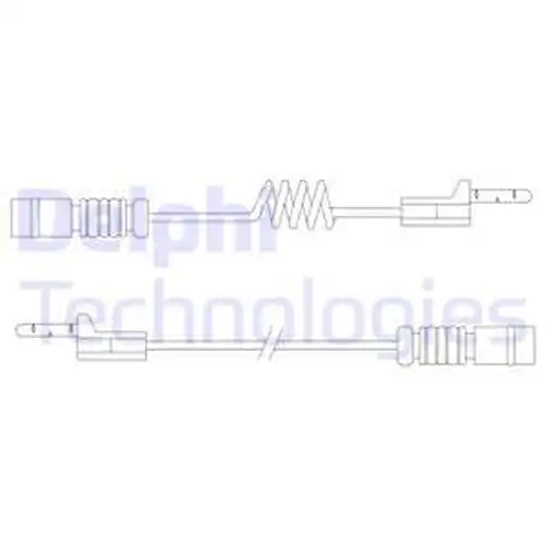 предупредителен контактен сензор, износване на накладките DELPHI LZ0280