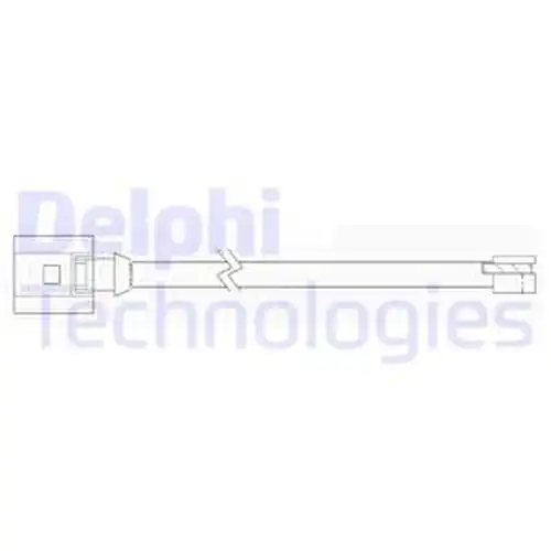 предупредителен контактен сензор, износване на накладките DELPHI LZ0287