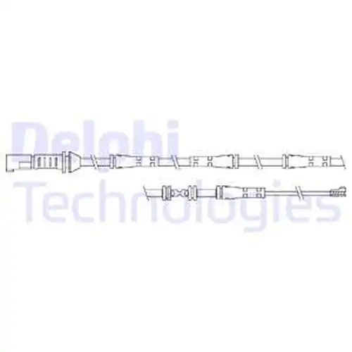 предупредителен контактен сензор, износване на накладките DELPHI LZ0290