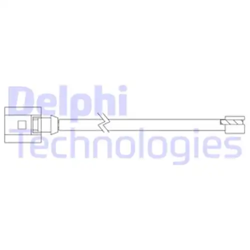 предупредителен контактен сензор, износване на накладките DELPHI LZ0299
