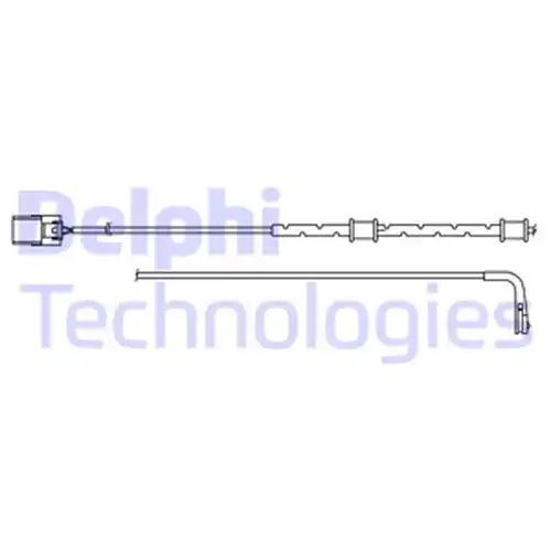 предупредителен контактен сензор, износване на накладките DELPHI LZ0303