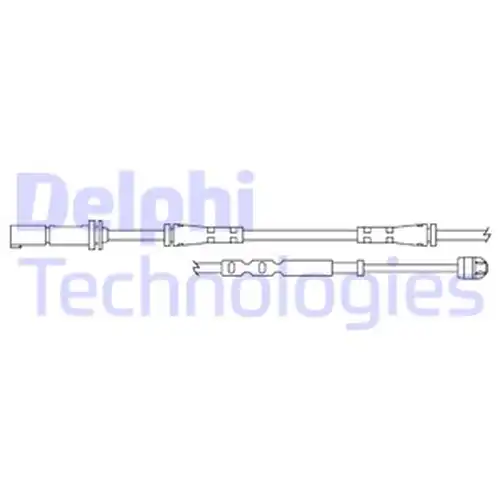 предупредителен контактен сензор, износване на накладките DELPHI LZ0312