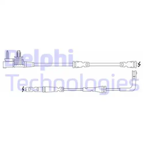 предупредителен контактен сензор, износване на накладките DELPHI LZ0325