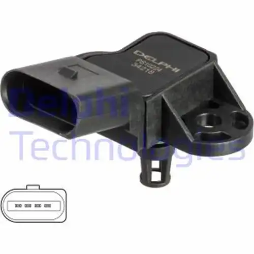 датчик за налягането на въздуха, регулиране на височината DELPHI PS10224