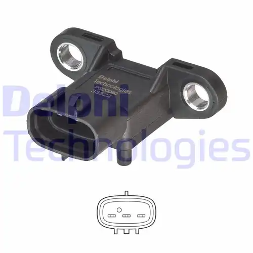 датчик, налчгане във всмукателните тръби DELPHI PS20080-12B1