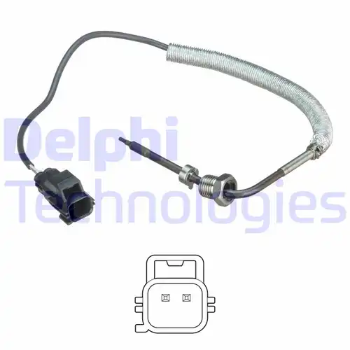 датчик, температура на изгорелите газове DELPHI TS30108