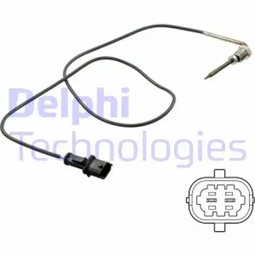 датчик, температура на изгорелите газове DELPHI TS30112