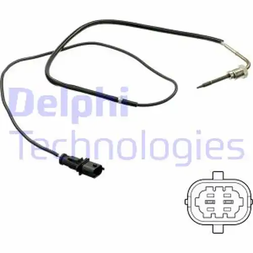 датчик, температура на изгорелите газове DELPHI TS30190