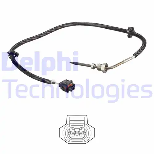датчик, температура на изгорелите газове DELPHI TS30197