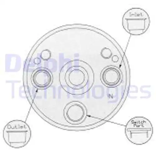 изсушител, климатизация DELPHI TSP0175131