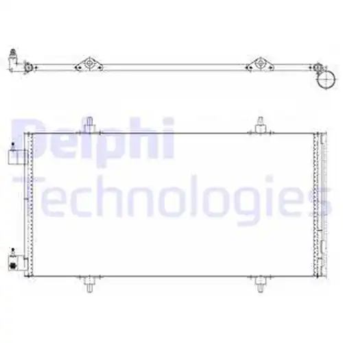 кондензатор, климатизация DELPHI TSP0225637