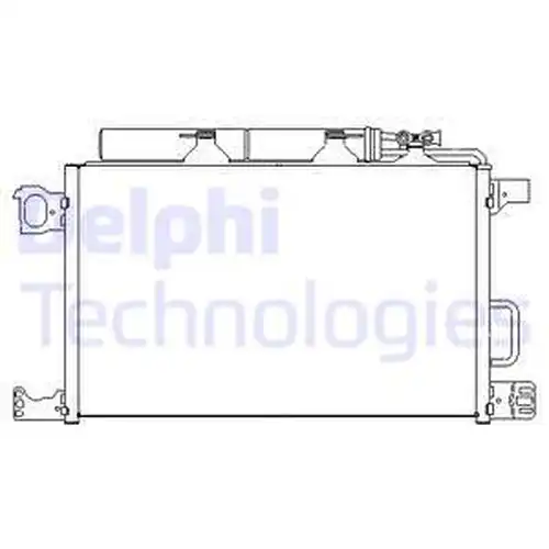 кондензатор, климатизация DELPHI TSP0225657