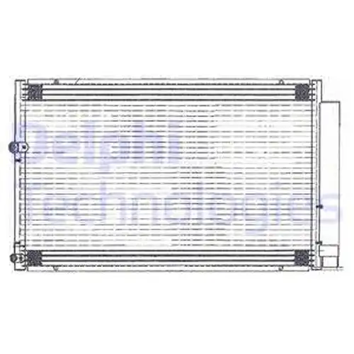 кондензатор, климатизация DELPHI TSP0225660