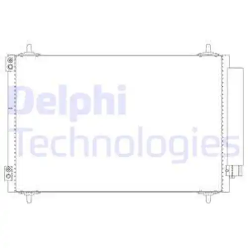 кондензатор, климатизация DELPHI TSP0225677