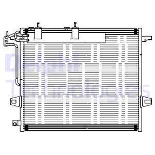 кондензатор, климатизация DELPHI TSP0225687