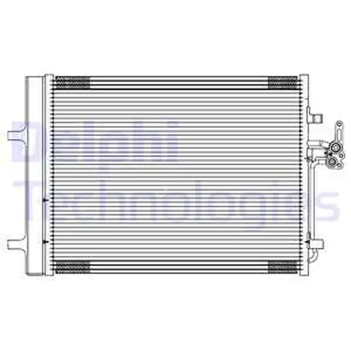 кондензатор, климатизация DELPHI TSP0225689