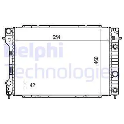 воден радиатор DELPHI TSP0524010