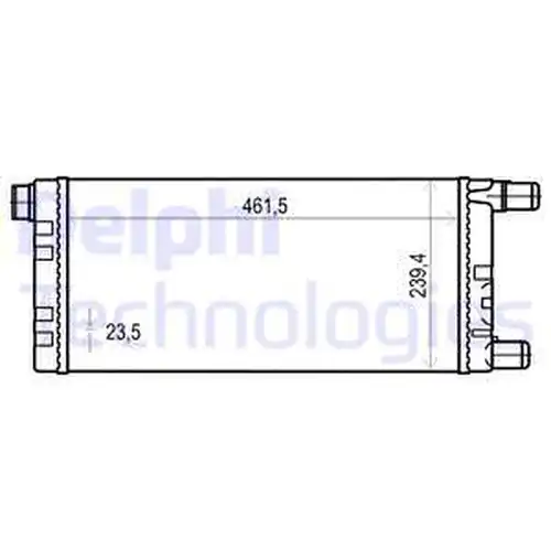 воден радиатор DELPHI TSP0524015