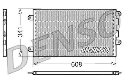 кондензатор, климатизация DENSO DCN01012