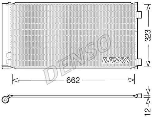 кондензатор, климатизация DENSO DCN05103