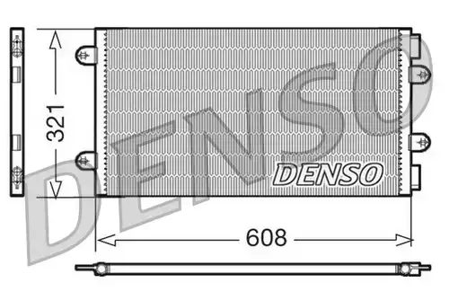кондензатор, климатизация DENSO DCN09104