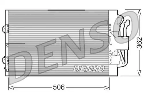 кондензатор, климатизация DENSO DCN10004