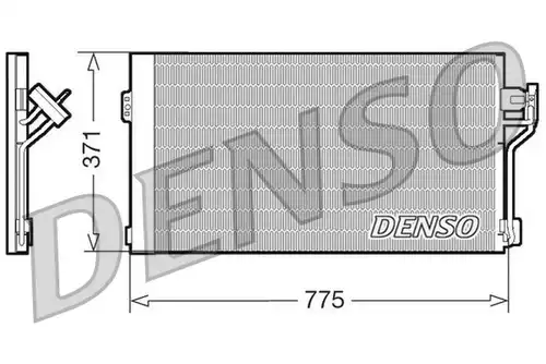 кондензатор, климатизация DENSO DCN17050