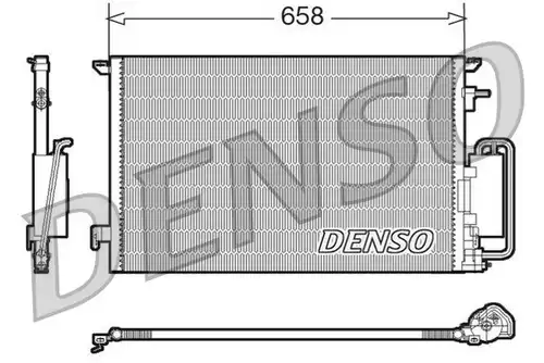 кондензатор, климатизация DENSO DCN20032