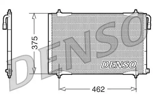 кондензатор, климатизация DENSO DCN21006