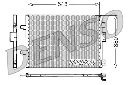 кондензатор, климатизация DENSO DCN23007