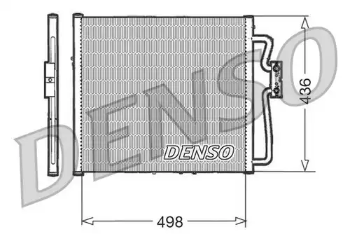 кондензатор, климатизация DENSO DCN23009