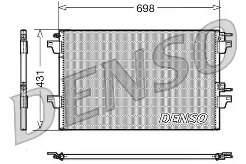 кондензатор, климатизация DENSO DCN23022