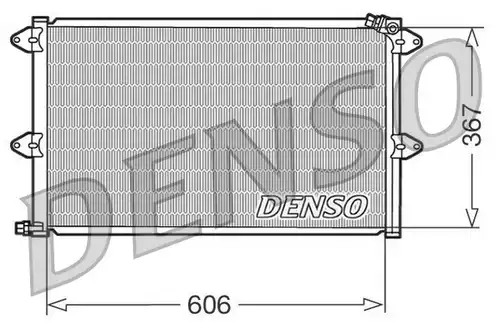 кондензатор, климатизация DENSO DCN27001