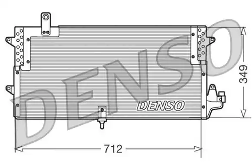кондензатор, климатизация DENSO DCN32006
