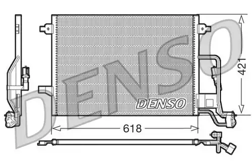 кондензатор, климатизация DENSO DCN32018