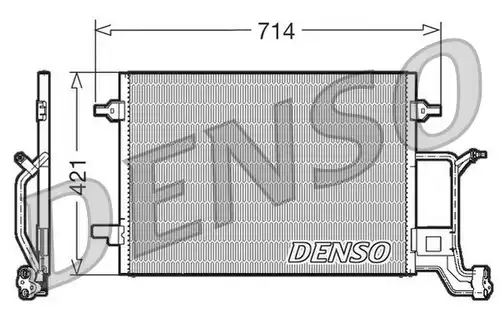 кондензатор, климатизация DENSO DCN32019