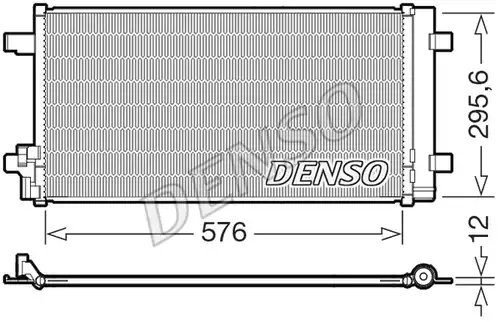 кондензатор, климатизация DENSO DCN32069