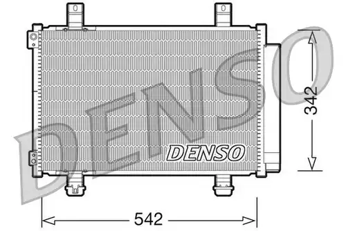 кондензатор, климатизация DENSO DCN47005