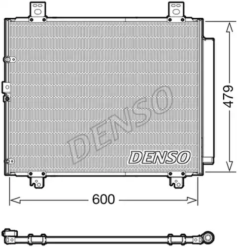 кондензатор, климатизация DENSO DCN50118