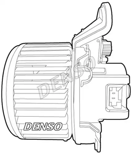 вентилатор вътрешно пространство DENSO DEA01212