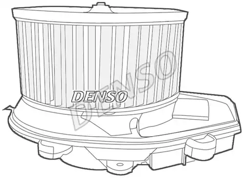 вентилатор вътрешно пространство DENSO DEA02002