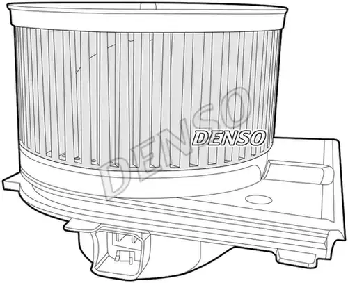 вентилатор вътрешно пространство DENSO DEA02005