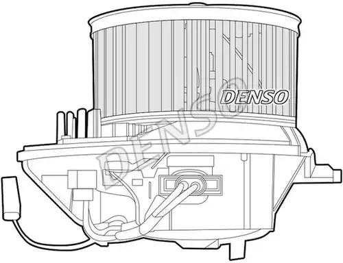 вентилатор вътрешно пространство DENSO DEA07004