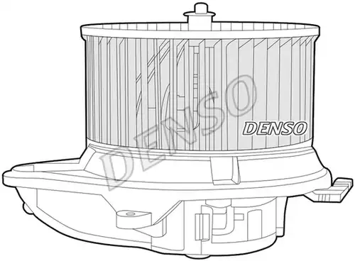 вентилатор вътрешно пространство DENSO DEA07012