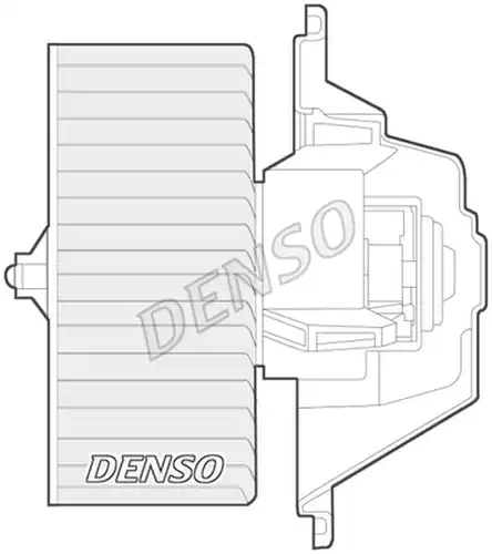 вентилатор вътрешно пространство DENSO DEA09004