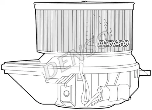 вентилатор вътрешно пространство DENSO DEA23008